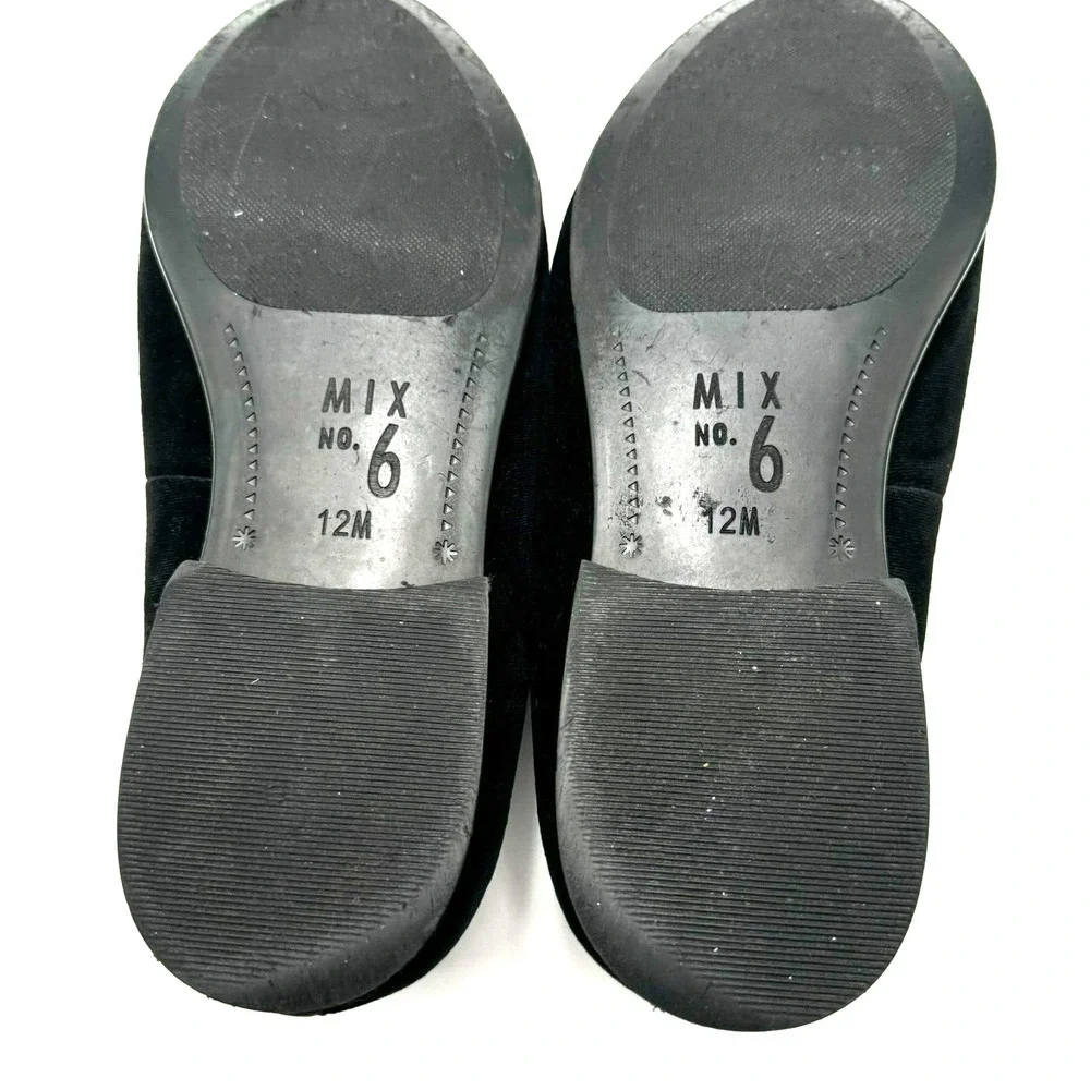 MIX‎ NO. 6 Men's Size 12 Haigen Black Velvet Slip On Formal Dress Loafers Shoes